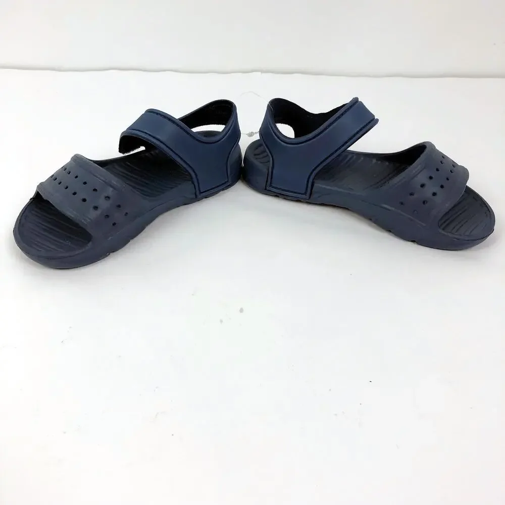 Tucker + Tate Boys Eden Sandal 12 Navy Blue Adjustable Water Friendly NWOT